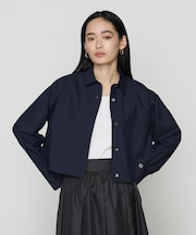 〔 TALLサイズ 〕 ストライプタイプライター／バルキーオックスフォード クロップドシャツ