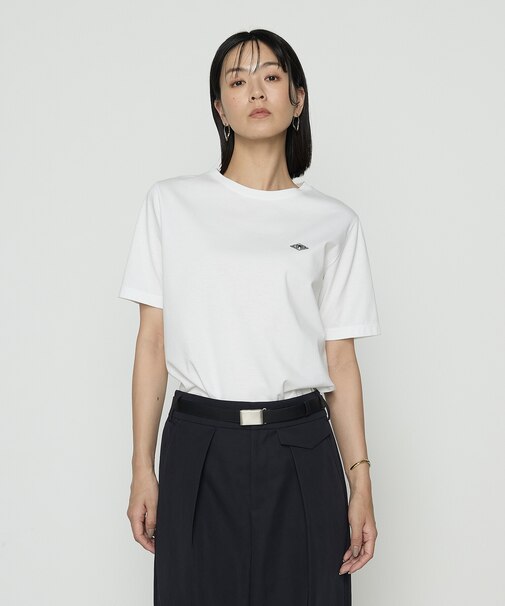 スーピマコットンポンチ ワッペンTシャツ