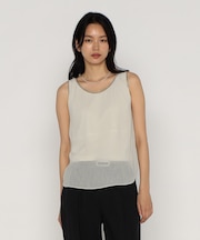 シアーシフォン楊柳 タンクトップ