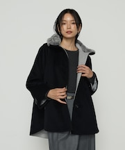 アンゴラウール ・Aラインショートコート