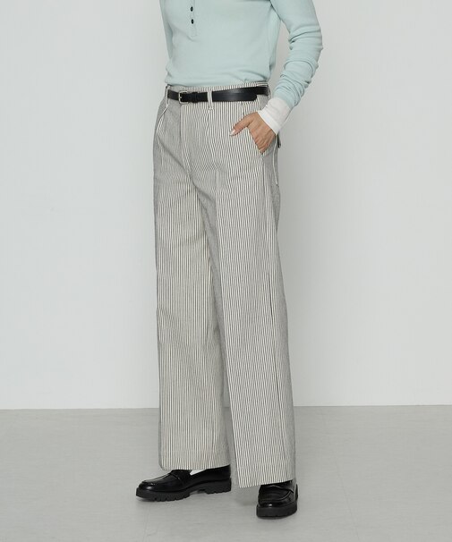 ヒッコリーストライプ パンツ