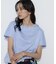 〔 TALLサイズ 〕 ダブルフェイス ニット付きTシャツ