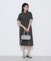 タイプライター ロングシャツドレス
