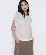 〔 Sサイズ 〕 美濃和紙 ツインニットプルオーバー