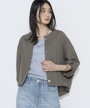 〔 TALLサイズ 〕 コットンカラミストレッチ ブルゾン