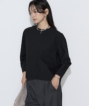 〔TALLサイズ〕【セットアップ対応】2WAYコンパクトストレッチ ブラウス