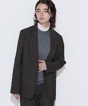 〔TALLサイズ〕【セットアップ対応】２WAYストレッチシリコラン ジャケット
