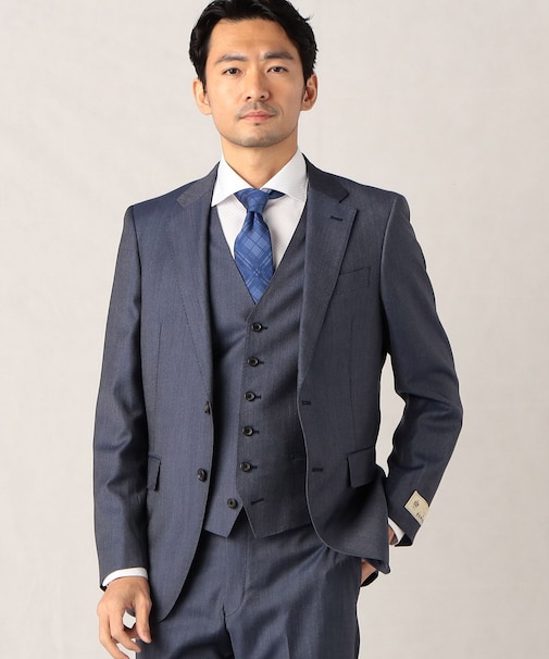 【セットアップ対応】〔CERUTTI GENOVA〕シャンブレーツイル ジャケット