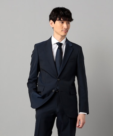 【セットアップ対応】尾州織り ポリエステルストレッチ ドビー ジャケット