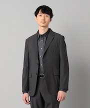 【セットアップ対応】福井編み ナイロントリコットジャージー シングルテーラードジャケット