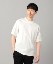 和歌山編み コットンスムースVネックTシャツ