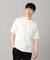和歌山編み コットンスムースVネックTシャツ