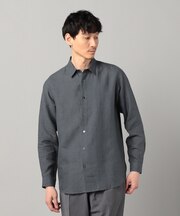 〔LIBECO社〕ベルギーリネンブロード レギュラーカラーシャツ