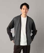 【吸水速乾・接触冷感】ケーブルコンビ ハッピカーディガン
