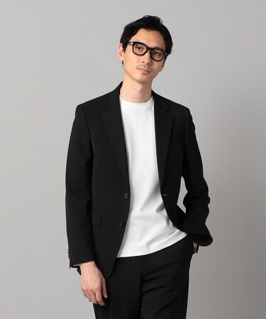 【セットアップ対応】尾州産 ポリエステルストレッチ ドビー ジャケット