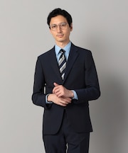 【セットアップ対応】尾州産 ポリエステルストレッチ ドビー ジャケット
