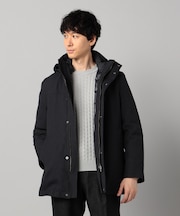 【撥水・防風・透湿】【3WAY】ラミネート加工バーズアイ コート