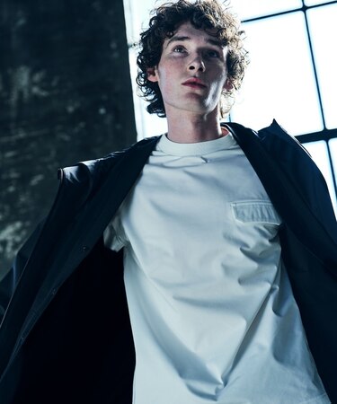 【吸水速乾・抗菌・防臭】【COMME CA MEN BLACK】ドライテック 長袖Tシャツ