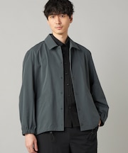 【撥水】【COMME CA MEN BLACK】〔TEXBRID〕ライトコーチジャケット