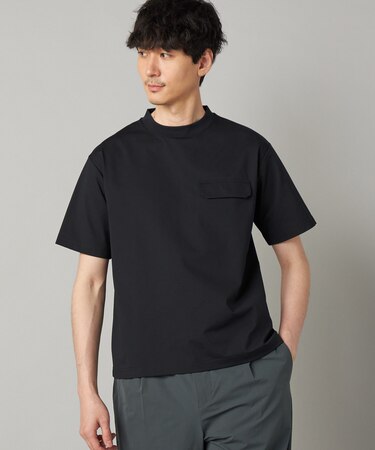 【吸水速乾・抗菌・防臭】【COMME CA MEN BLACK】〔TEXBRID〕ドライテック 半袖Tシャツ