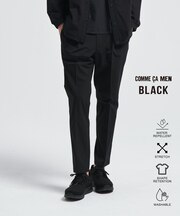 【撥水】【COMME CA MEN BLACK】【セットアップ対応】〔TEXBRID〕ライトパンツ