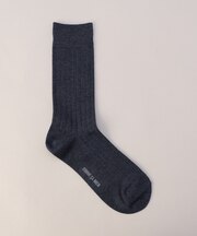 リブ クルーソックス
