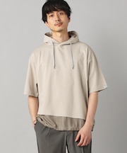 裾メッシュ切替 フーディー