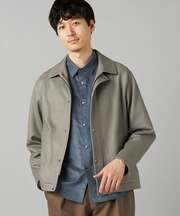 ダウンファブリック ヘリンボーン ブルゾン