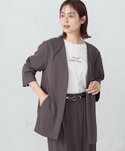 【UVカット・接触冷感・吸水速乾】kireri ドライヴィンテージ 着流しジャケット (セットアップ対応)