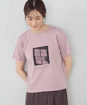 フォトプリント半袖Tシャツ