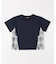 チェック使い サイドポケットTシャツ