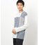 カラーブロック パッチワーク クルーネックＴシャツ（長袖）
