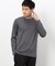 コットンスムース ジャケットTシャツ （長袖）