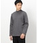 コットンスムース モックネックＴシャツ  （長袖）