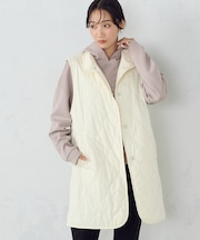 キルティング ロングジレ