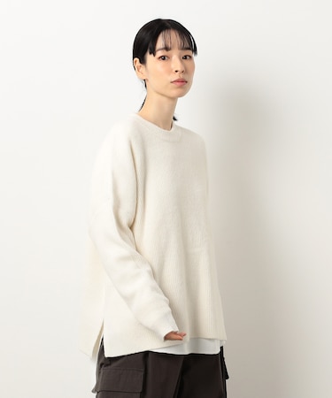 片畦 BIGニット プルオーバー