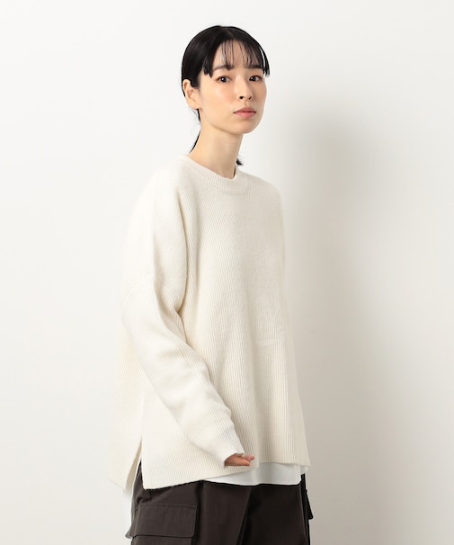 片畦 BIGニット プルオーバー