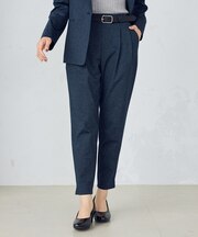 【セットアップ対応】メランジジャージ テーパードパンツ