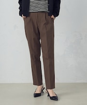 【美しいベーシックパンツ】テーパードパンツ
