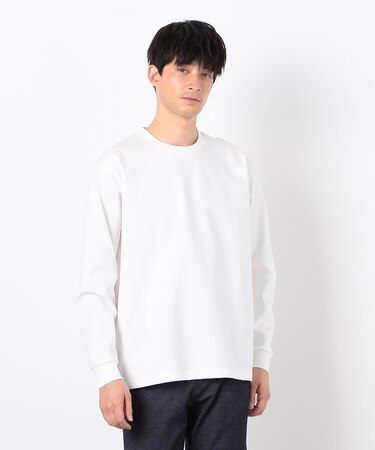 シルキーポンチ 長袖Tシャツ