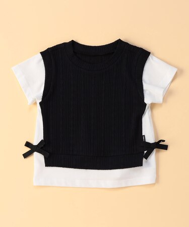 レイヤード半袖Tシャツ(ベビーサイズ)