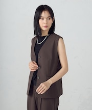【UVカット・吸汗速乾・接触冷感】kireri ストレッチドライツイル ジレ