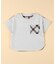 ワッシャーチェック使い 半袖Tシャツ(ベビーサイズ)