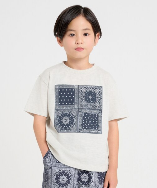 バンダナプリント Tシャツ