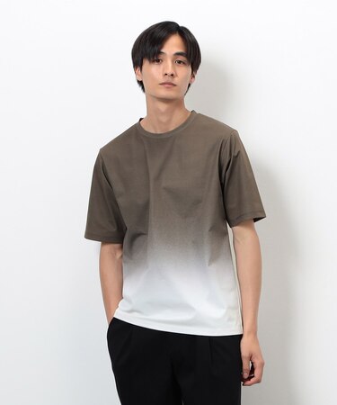 グラデーションプリントTシャツ