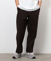 【スマートベーシックパンツ】ハイテンションツイル ワイドテーパードパンツ
