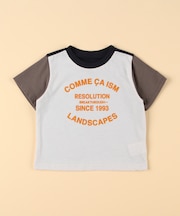 フロッキープリント Tシャツ(ベビーサイズ)
