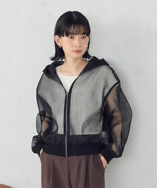メッシュブルゾン