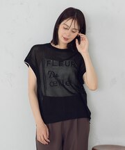 【ウォッシャブル】ロゴメッシュ ニットベスト