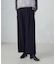 【美しいベーシックパンツ】ポリエステルレーヨンストレッチ ワイドパンツ